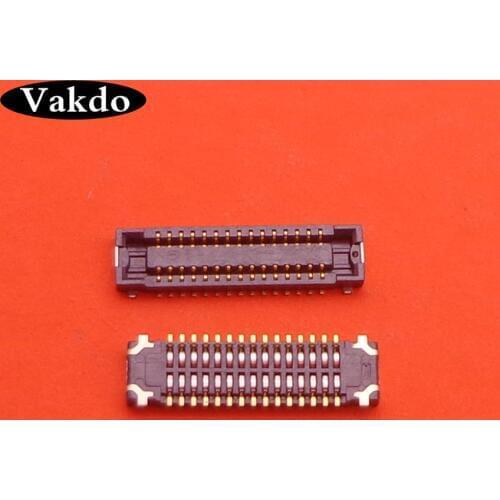 2pcs/lot LCD display FPC Connector Port Plug on mainboard For ASUS Zenfone 2 ZF2 ZE550ML ZE551ML Z00AD 30pin part