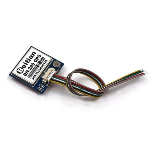 28X28X8mm 11.8g BEITIAN BN-280 BN280 GLONASS GPS Module for RC Airplane Multirotor FPV Racing Long Range LR4 LR5 LR7 Drones