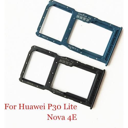 20x Nano SIM/ Micro SIM Card Tray Holder Micro SD Card Slot Holder Adapter for Huawei P30 Lite / Nova 4E Nova4E