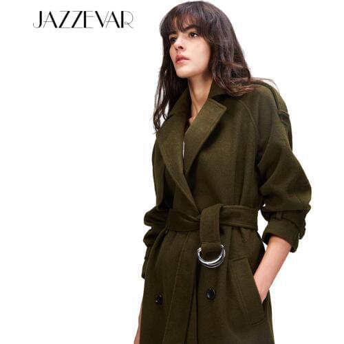 Женские пальто с поясом JAZZEVAR China At AliExpress