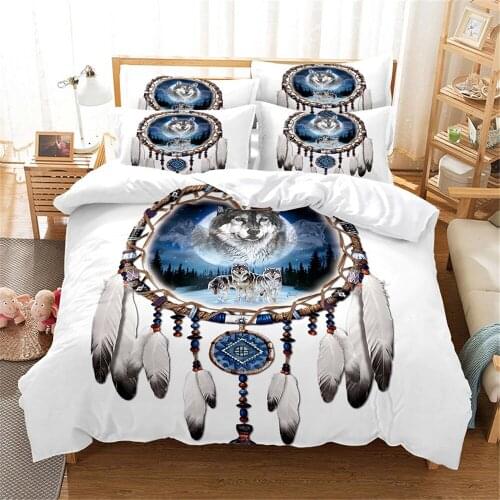 Dreamcatcher Comforter Bedding Sets High Quality Bed Cover Set Boho /Bohemia100% Bamboo Fiber Super Soft Comfortable Bed Set