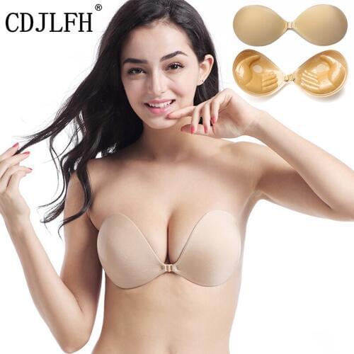 Fashion Bra Tape Nipple Cover Lingerie Femme Sexy Strapless Silicone Bra Magic Instant Breast Lift Invisible Push Up Bra Pasties