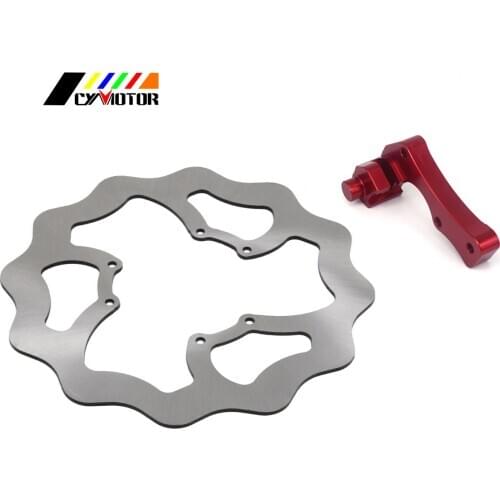 Motorcycle Steel Front Brake Disc And Adapter Bracket For HONDA CR 125 250 R E CR250F CRF250R CRF 250 450 X CRF 250 450 R