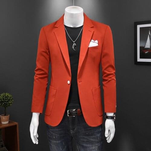 Plyesxale Men Blazer Personality Mens Suit Jacket High Quality Korean Fashion Slim Fit Blazer Coat Male Casual Mens Blazer Q716