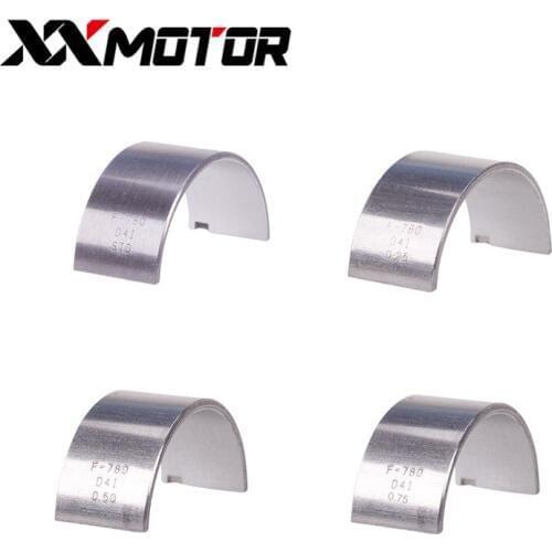 A Set Engine Crankshaft STD +25 +50 +75 Crank Shaft Connecting Rod Bearing OverSize 0.25 0.5 0.75 mm 8 PCS For Kawasaki ZZR400