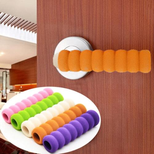 1Pc Soft EVA Pad Door Handle Covers Doorknob Guard Protector Furniture Baby protector Anti-collision Door Stopper Static-free