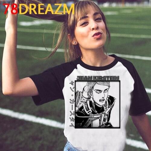 Attack on Titan Titans Attack t-shirt female couple clothes grunge harajuku kawaii summer top white t shirt harajuku kawaii