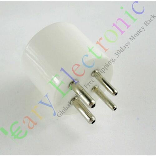 Wholesale and retail 8pcs 4pin Ceramics vacuum tube sockets valve base Fr U4A 300B 811 audio amps DIY amp shipping