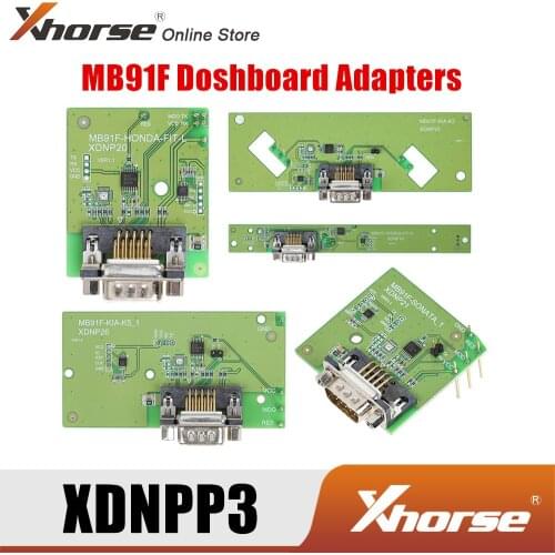 Xhorse XDNPP3 MB91F Instrument Adapters for Honda/KIA/Hyundai Set work with MINI PROG and Key Tool Plus