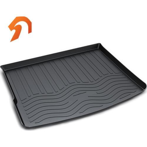 Rubber Rear Trunk Cover Cargo Liner Trunk Tray Floor Mats For volkswagen touareg 2009-2018 Carpet Liner Mats