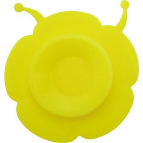 Two-sided Suction Cup Pads Baby Feeding Anti-slip Cushion Silicone Dish Cup Double Sucker Mats Coasters Random Style