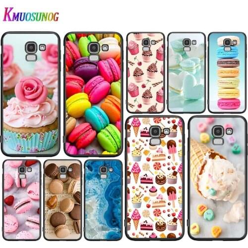 Dessert Ice Cream Cake For Samsung Galaxy J2 J3 J4 Core J5 J6 J7 J8 Prime duo Plus 2018 2017 2016 Silicone Phone Cover