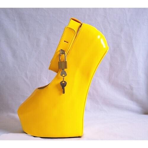 Womens Shoes 7.87in Heel Height Sexy PU Round Toe Hoof Heel Platform Pumps High Heels US size 6-13 No.WG10W