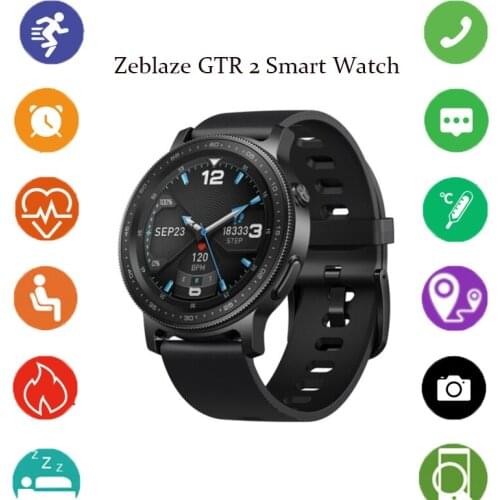 Zeblaze GTR 2 Smart Watch Sports Fitness Blood Oxygen Blood Pressure Heart Rate 24-hour Monitor Smart Bracelet IP68 Waterproof