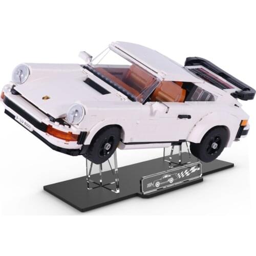 Acrylic Display Stand for 10295 Tubor Retro Sports Car series Classic Vehicle 911 model,childrens day gift,blocks decoration