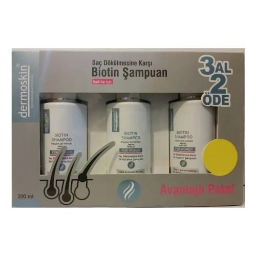 Dermoskin Biotin Shampoo Female 200 ml 3 Al 2 Pay