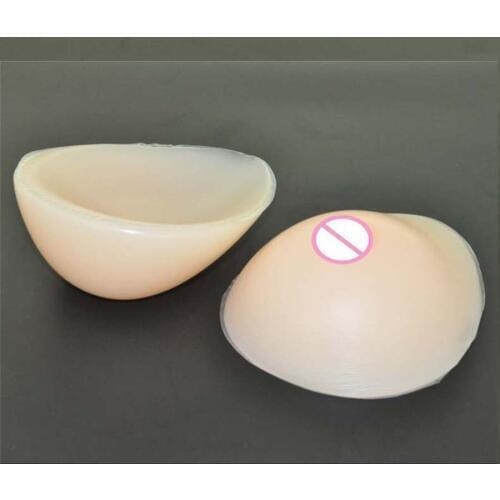 1pair 1000g D cup Beige Drop Fake Silicone breast form Insert Artificial soft touch Boobs forms Tits Enhancer bra Pad for woman