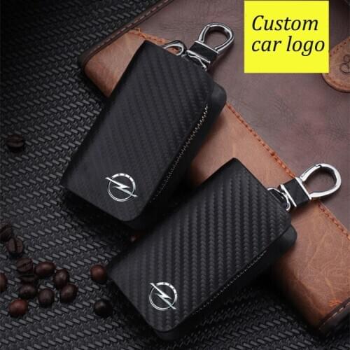 1pcs Carbon Fiber Pattern Silicone Car Key Case Keychain For Kia Forte Niro Optima Sedona Sorento Sportage Remote Cover Add Logo