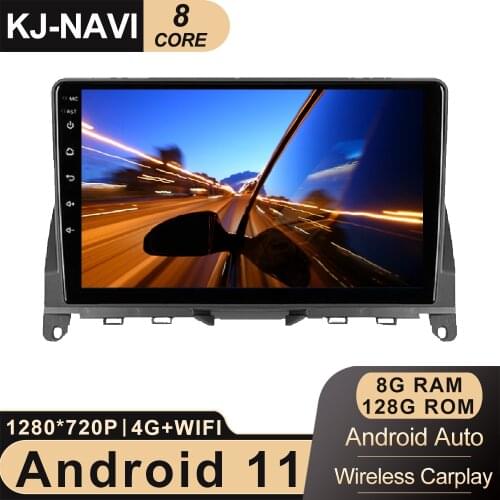 4G LTE IPS DSP 6G+128G Android 11 for Mercedes Benz C Class 3 W204 S204 2006 - 2011 Car Radio GPS Navigation BT Multimedia Playe