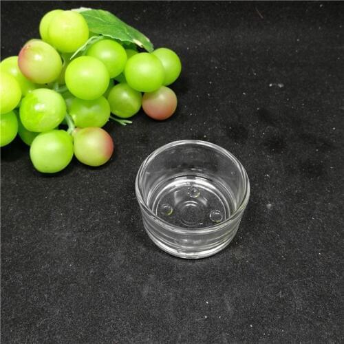 72 Pieces Clear Glass Candle Holders Votives Tea Lights Wedding Centerpiece Plain Simple Round Candle Tealight Holder ZA3790
