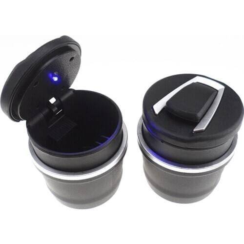 Automotive new material high flame retardant automotive high temperature LED ashtray for Volvo S40 S60 S80 XC60 XC90 V40 V60 C30