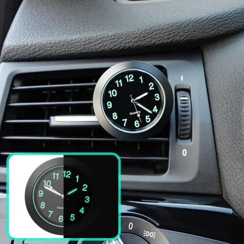 Car Clock Luminous Mini Quartz Clocks Automotive Clocks for toyota chr corolla camry prius venza prado Rav4 Auris Yaris aygo