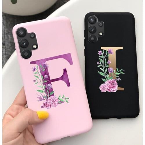 For Samsung Galaxy A32 Case A 32 4G SM-A325F Cute Letter Phone Cover Silicone Coque For Sasmung A32 5G SM-A326B Back Case Bumper