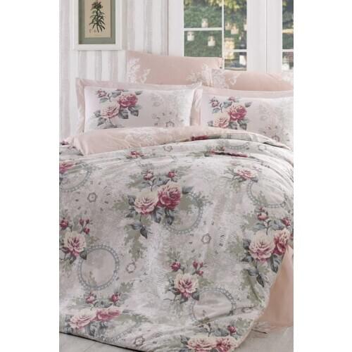 Hobby Double Personality Poplin Quilt Cover Clementina Dirty Pink