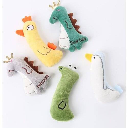 Cat Toy Mini Cat Grinding Catnip Toys Funny Interactive Plush Cat Teeth Toys Pet Kitten Chewing Toy Claws Thumb Bite Pet Supply