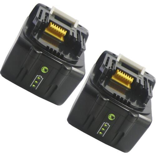 DVISI 2pcs 4000mAH 4AH 14.4V li-ion battery for makita BL1430 BTD133RFE BTD130FRFE BTD135RHE DC18RC DC18SC power tool battery