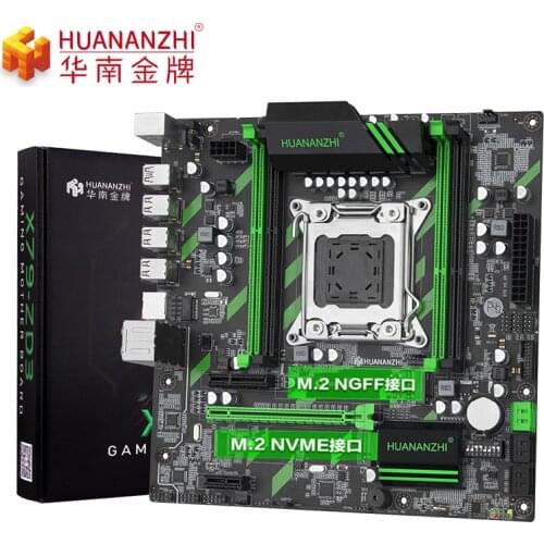 HUANANZHI X79 LGA 2011 Motherboard X79 M-ATX Mainboard Desktop PUBG CS GO Board Intel CPU Xeon M.2 SATA 3.0 DDR3 REG ECC Memory