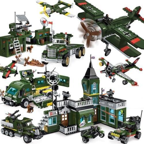 Ww2 Military Tanks compatible vehicle sets building blocks world war i ii 1 creator armored trucks jeep plane