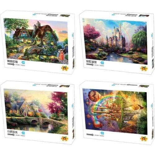 New 1000 Pcs/Pack Puzzles for Adults Assemble Jigsaw Puzzles Creative DIY Gift Home Decoration