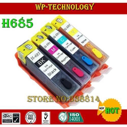 Full Refill cartridge suit for HP685, suit for HP deskjet 3525 4615 5525 , With specialized ink,Auto-rest chips