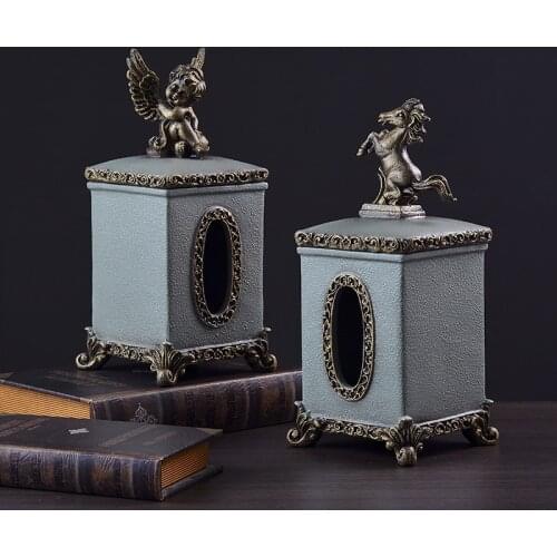 Luxury Tissue Box Home Funny Modern Interior Leather Box Cute Storage Wipes Box Creative Boite Mouchoir Kitchen Storage BJ50ZC