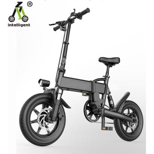 Folding E Bike 14 Inches Electric Bicycle Lithium Folding Electric Bicycle