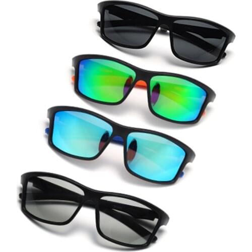 PC Frame Sunglasses Cycling Glasses Color Temples Outdoor Sports Sunglasses Unisex Motorcycle Sunglasses Multi-color UV400