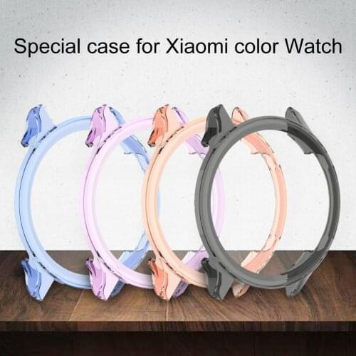 Screen Protector Slim Colorful Upscale Case Cover Shell For Xiaomi Haylou Solar LS05 PC Watch With Screen Protector