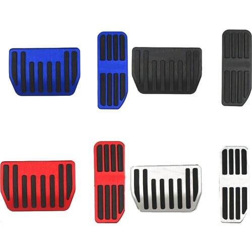 Brake Accelerator Fuel Car Pedal For Jaguar XE XF F-PACE 2015 2016 2017 2018 Aluminum alloy Foot Rest Throttle Brake pedal 2pcs