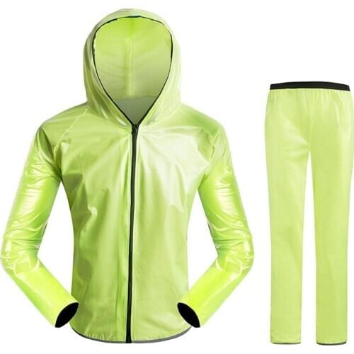 Ultra-Thin Raincoat For Women And Man Motorcycle Cycling Travel Waterproof Outdoor Riding Set Split Transparent Fishing Raincoat
