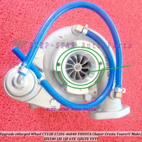 Upgrade Enlarged Wheel Turbo CT15B 17201-46040 46040 For TOYOTA Chaser Cresta Tourer V Makr 2 JZX100 1JZ 1JZ-GTE 1JZGTE VVTI