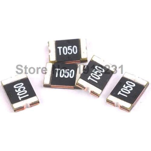 20PCS 1812 SMD Resettable Fuse PPTC 15V 0.5A Self-recovery Fuses 500mA