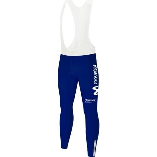 2020 Movistar bicycle clothing men summer spring quick dry cycling tights 20D gel pad bycicle pants long calça de ciclismo