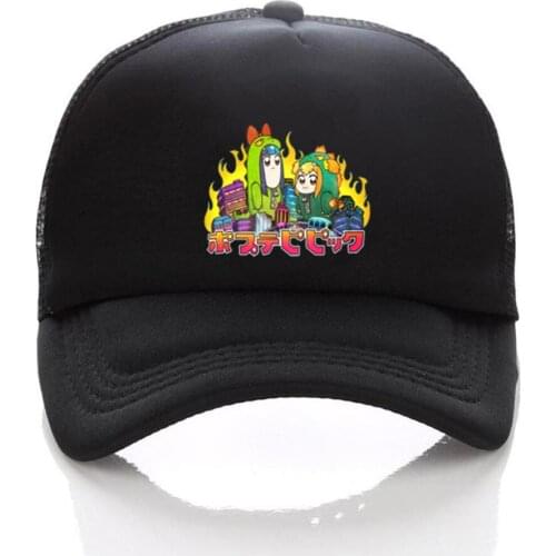 Anime pop team epic hat Baseball Cap Embroidery Hat Snapback Cosplay Props caps