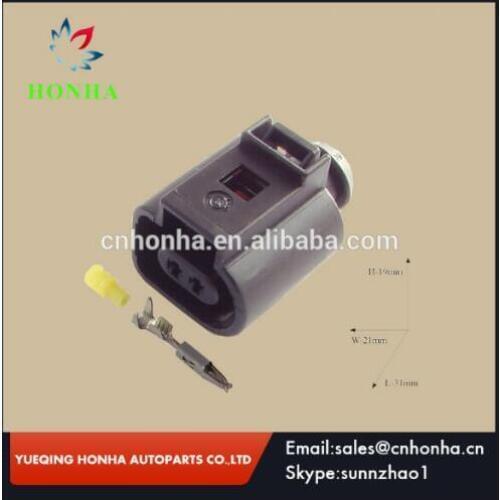 Free Shipping 2Way Female Waterproof automobile Electronic Fan Plug High Current Connector