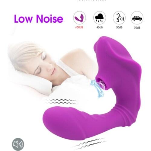 Penis Dildo Big Vaginal Sucking Vibrator 10 Speed Vibrating Sucker Oral Sex Sucking Clit Stimulator Porn Sex Toys