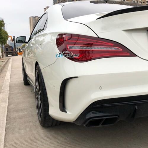 Carmonsons for Mercedes Benz CLA Class W117 C117 Sport Seden Fender Bumper Air Vent Stickers Trim Cover Accessories Car Styling