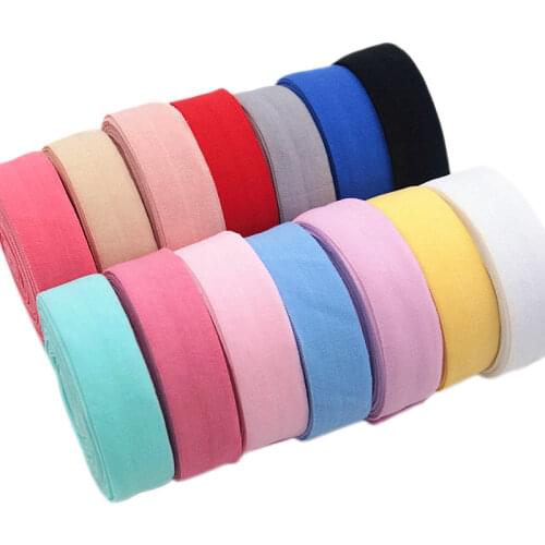 20mm Rubber Band Fold Over Elastic Band 2cm For Underwear Pants Bra Rubber Clothes Adjustable Soft Waistband Elastic 20mm 5m