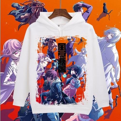 Akudama Drive Cosplay Hoodie Cartoon Print Hoodies Winter Autumn Fleece Sweatshirt Casual Pullover Women/Men Fashion Outwear