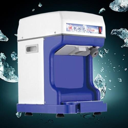Commercial Ice Crusher Machine Thickness Adjustable Electric Ice Shaved Maker Machine snow cone machine 220V Free Shipping